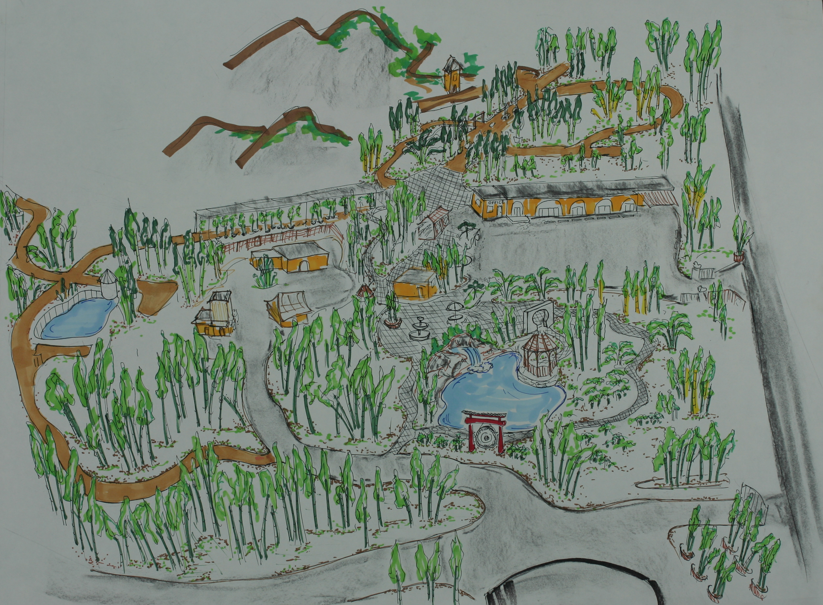Bamboo Giant Gardens Map